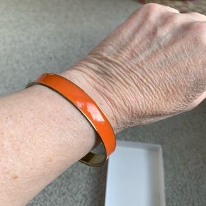 Orange Bangle Bracelet